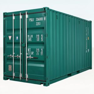 20ft one trip shipping container teal | new empty storage unit – buy now