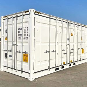 20ft new high cube all side access shipping container white (one trip) buy online