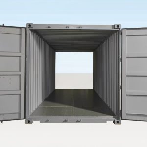 20ft tunnel container double end door ral 7035