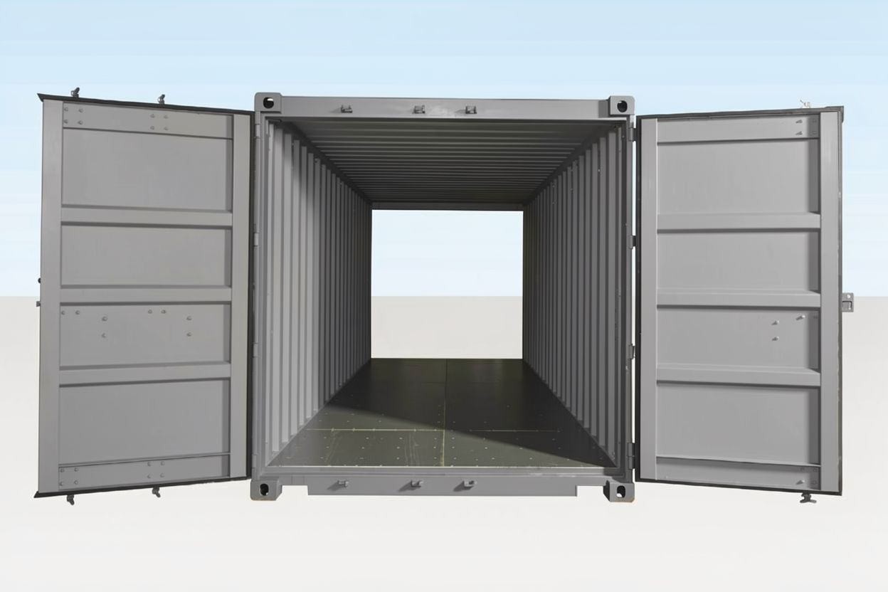 20ft tunnel container double end door ral 7035 20ft tunnel container double end door ral 7035