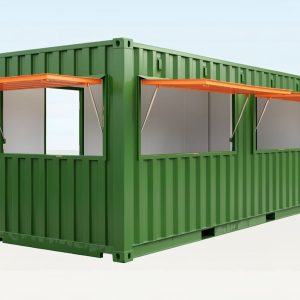 20ft container cafe green ral6007 new