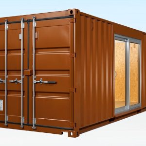 20ft brown ral 8007 container garden room