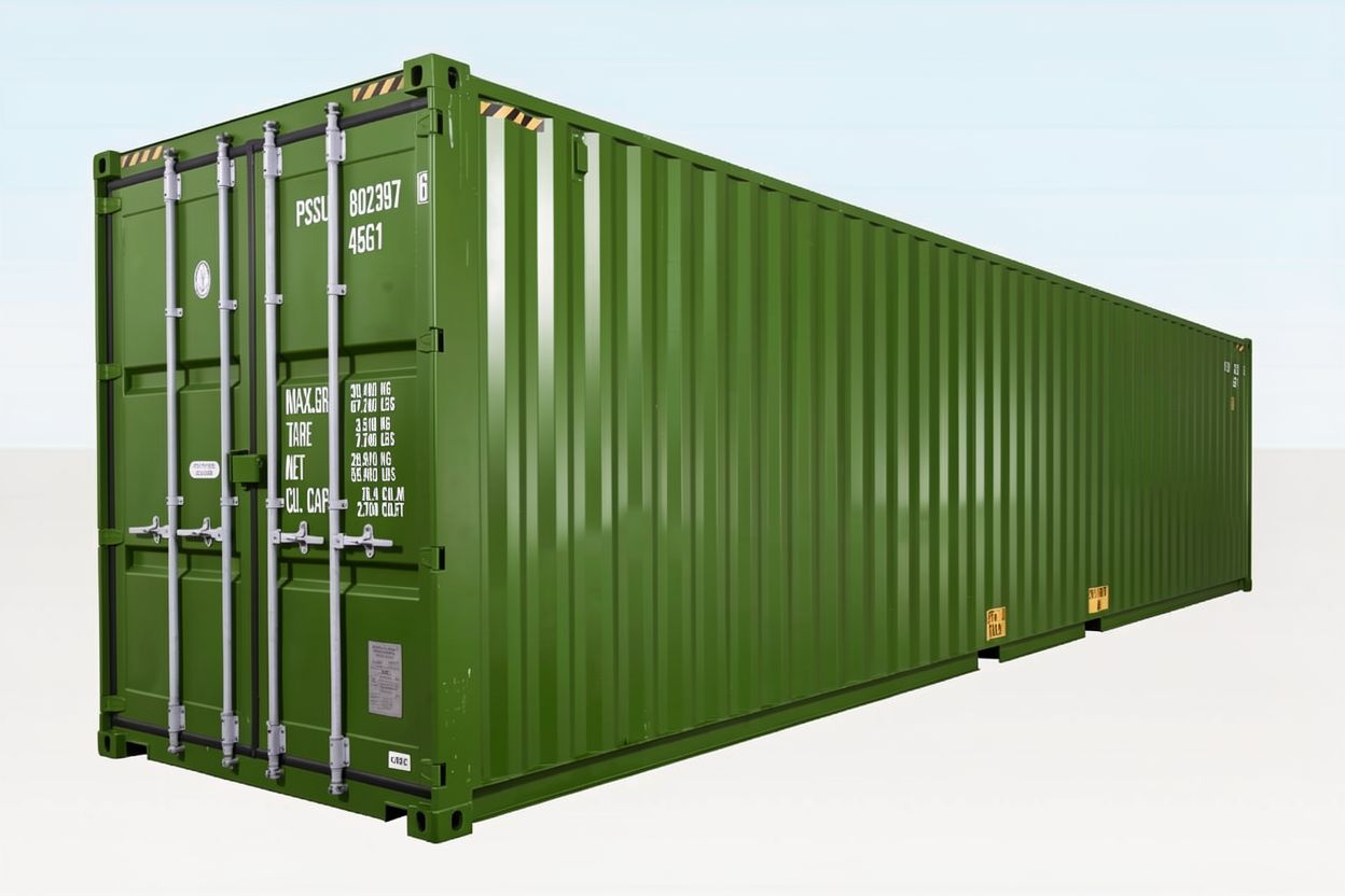40ft high cube green container ral 6007 40ft high cube green container ral 6007