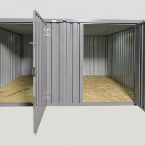 3m x 4.2m grey flat pack container
