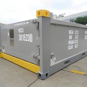 10ft dnv 2.7 1 grey open top container