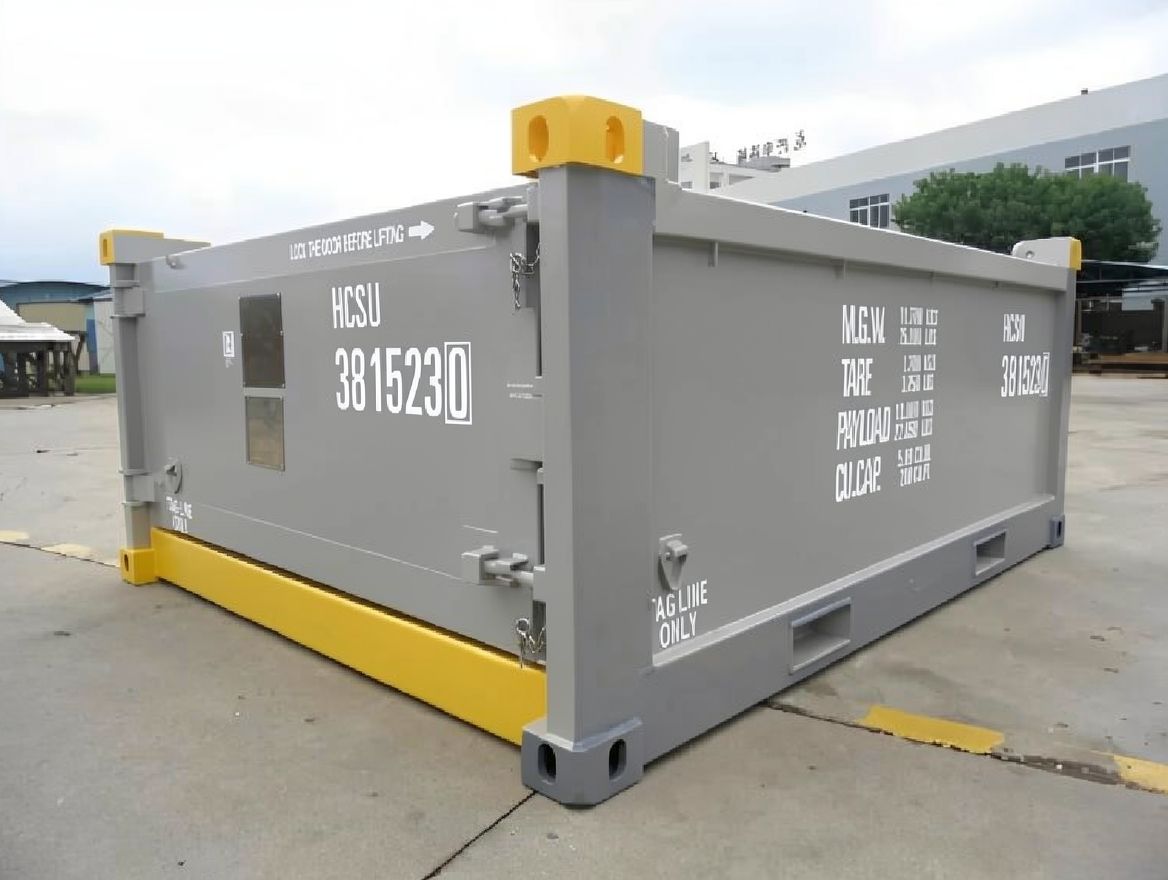 10ft dnv 2.7 1 grey open top container 10ft dnv 2.7 1 grey open top container