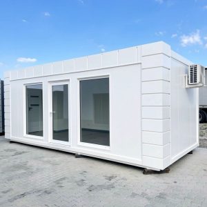 10m x 4m white prefab container office