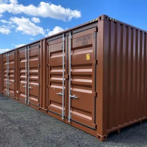 40ft high cube 4 side door conex ral 8017