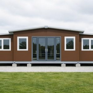 40ft brown container home ral 8007