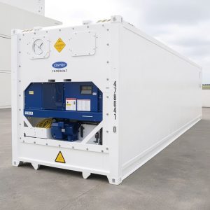 40ft reefer container – ral 9010 pure white