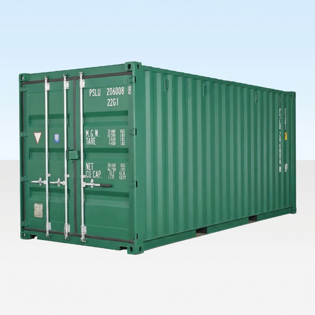 20ft shipping container one trip dark green ral 6007 | secure steel storage container 20ft shipping container one trip dark green ral 6007 | secure steel storage container