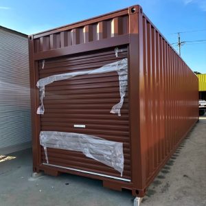 40ft roll up door container ral 8017 brown